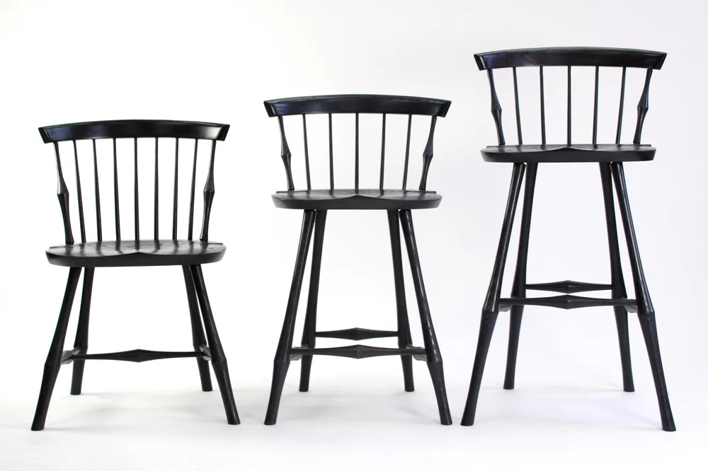 Wayland Fan-Back Counter Stool - 24 | O&G Studio